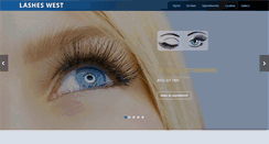 Desktop Screenshot of lasheswest.com